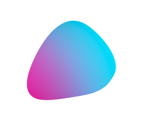 abstract gradient shape element