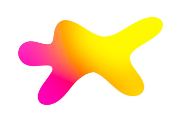 abstract fluid shape element