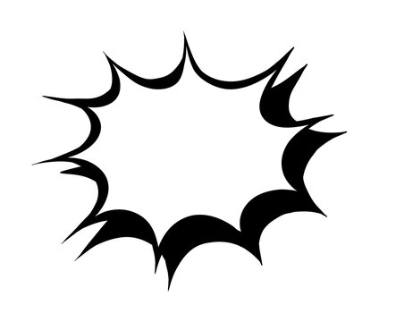 retro bubble speech element