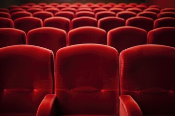 red velvet seats in a theatre setting