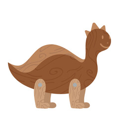 wooden toy dinosaurs