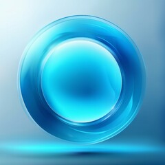 blue energy circle background