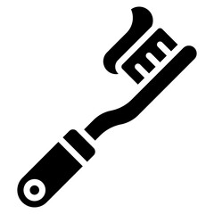 Vector Icon Toothbrush, Toothpaste, Hygienic, Healthcare, Beauty, Dentist Pack