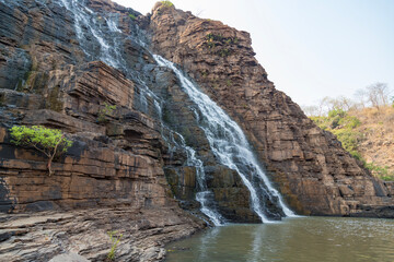 Tirathgarh waterfall is located in the Kanger Valley National Park. Jagdalpur Chattisgarh, India