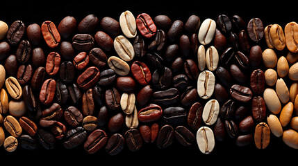 coffee beans background HD 8K wallpaper Stock Photographic Image 