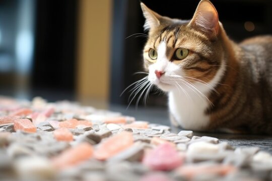 soft-focused image of cat treats cooling naturally