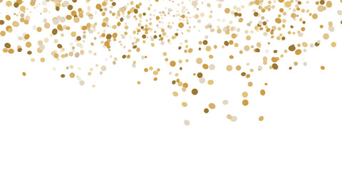 seamless golden confetti sylvester background - 670382123