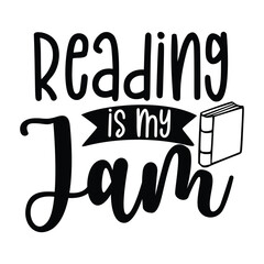 Fototapeta premium reading is my jam