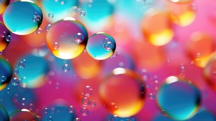 Bubble background, AI generated Image