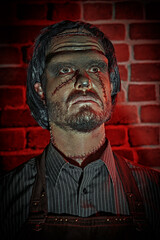 Naklejka premium character of thriller