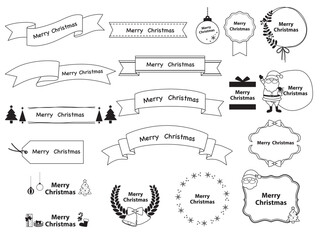 クリスマスのフレームセット