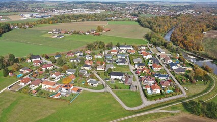 Der Ort Au in der Gemeinde Redlham, Österreich, Europa - The village Au in the municipality...