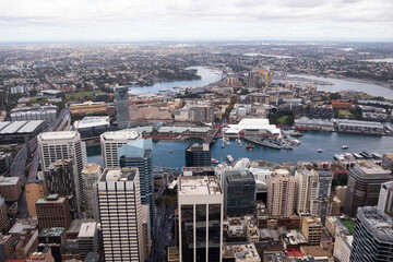 Top view of Sydney, Australia