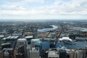 Fototapeta na wymiar Top view of Sydney,Australia