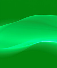 Abstract Smooth green Wave Mesh Gradient Background Design