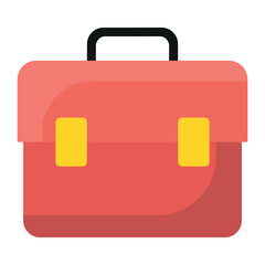 Briefcase Flat Icon