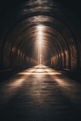 Road tunnel, AI generated Image
