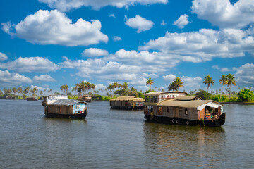 houseboats on the river