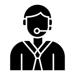 Customer Service Agent Icon