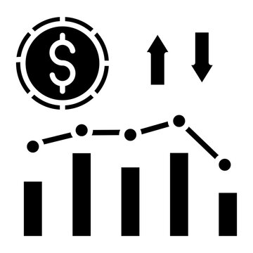 Increase and Decrease in Rate Icon