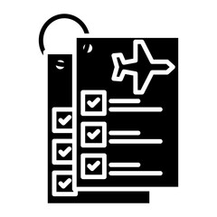 Flight Checklist Icon