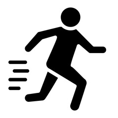 Fototapeta na wymiar Running Person Icon