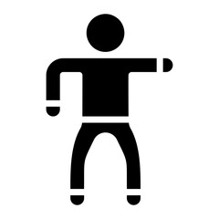 One Arm Bend Left Icon