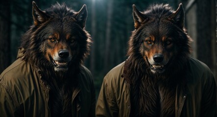 Majestic Guardians: The Werewolves of the Green Forest
