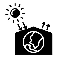 Greenhouse Effect Icon
