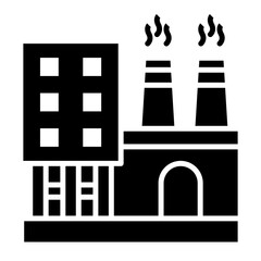 Factory Pollution Icon