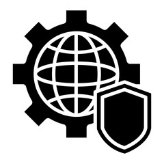 Obraz premium Security Settings Icon