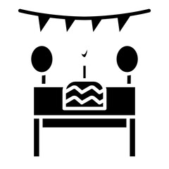 Birthday Table Icon