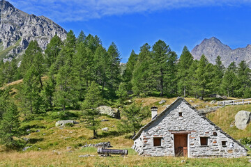 Baite e case sull'altipiano del Parco Naturale Alpe Veglia e Alpe Devero, Valle d'Ossola - Piemonte