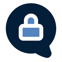 Private message line icon