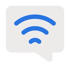 Live chat line icon