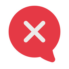 Delete email line icon