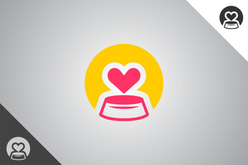 Animal pet modern logotype and symbol. Perfect logo for business related to animal, pet and veterinary. Isolated on background. Vector eps 10.