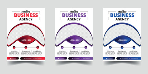 profassional new style attractive business flyer design, symbol business flyer design