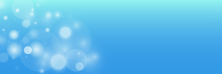 Abstract bokeh background blue sky illustration. Vector 10 EPS.