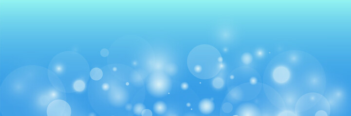 Abstract bokeh background blue sky illustration. Vector 10 EPS.