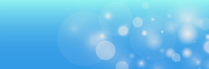 Abstract bokeh background blue sky illustration. Vector 10 EPS.