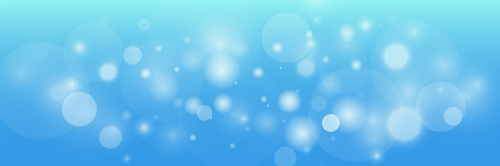 Abstract bokeh background blue sky illustration. Vector 10 EPS.