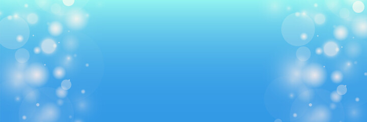 Abstract bokeh background blue sky illustration. Vector 10 EPS.