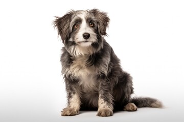 Isolated Photo Of An Aussiedoodle, Showcasing Its Breed