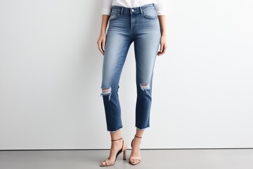 Jeans With Frayed Hem Add Edginess To Your Ensemble