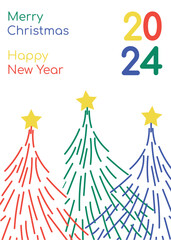 Merry Christmas and Happy New Year Set of backgrounds, greeting cards, posters, holiday covers. Xmas templates with typography and season wishes in modern minimalist style for web, social media, print