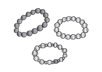 パワーストーンブレスレット（手書き）