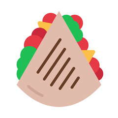 Quesadilla line icon