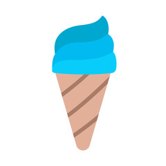 Ice cream cone line icon