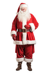 Christmas Santa Claus isolated on transparent background PNG

